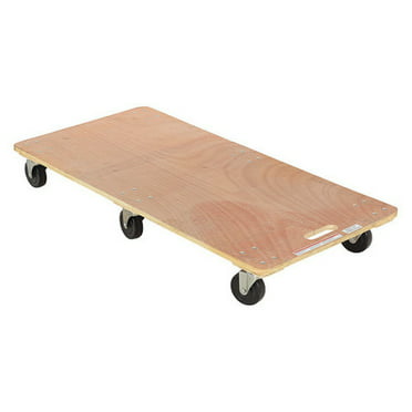Carpeted Deck Ends Hardwood Dolly Capacity 1000 Lb 36 x 24 